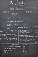 Le Spot menu