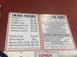 Whistle Stop Deli menu