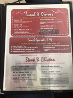 Sophia's Kitchen menu