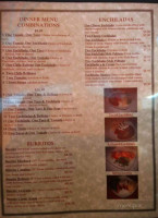 Mariachi Loco menu