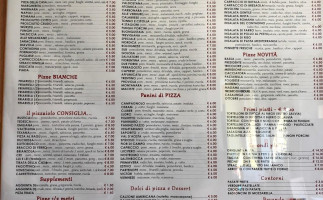 Alyas Voglia Di Pizza menu