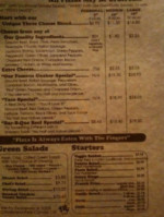 Gusher Pizza Sandwich Shoppe menu