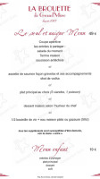 La brouette de Grand-Mere menu