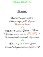 La Belle Epoque 2 menu