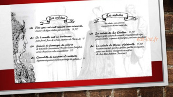 La Cantine Du Roy menu