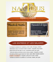 Le Nautilus menu