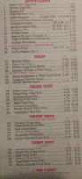 Golden Palace Chinese menu