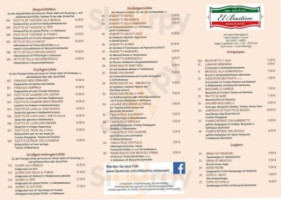 El Bastino menu