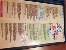 Los Pericos menu