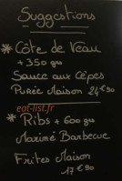 La Terrasse menu