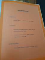 Le Bistro d'Ici menu