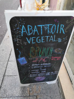 Abattoir Vegetal menu