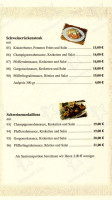 Kolpinghaus menu