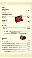 Kolpinghaus menu