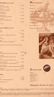 Taverna Antica menu