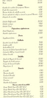 L'Inattendu menu