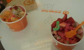 Orange Leaf Frozen Yogurt food