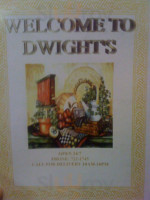 Dwight's Of Saint Albans menu