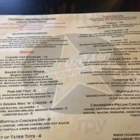 Tecumseh Brewing Company menu