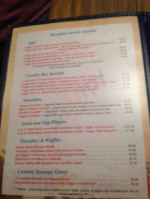 Courthouse Cafe menu