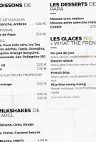 Les Burgers De Papa menu