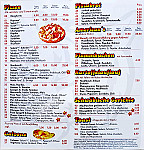 Pizza Tiger menu