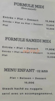 Le Celeste menu