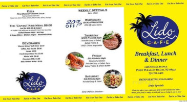 Bay Head Bistro Cafe menu