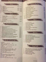 Katana Asian Fusion menu