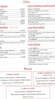 Aux Canotiers menu