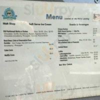 Billy Goat Concessions menu