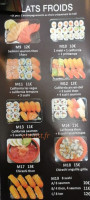 Sushi Star menu