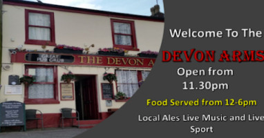 The Devon Arms outside