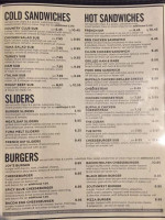 Joy's Tavern menu