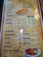 Sierra Cafe menu