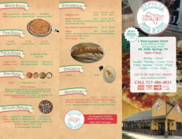 Sicilia Pizza menu