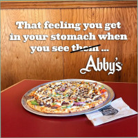 Abby's Legendary Pizza food