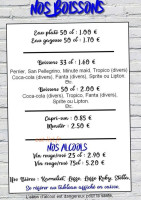 La Pause Gourmande menu