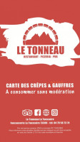 Le Tonneau menu