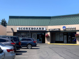 Scoreboard outside