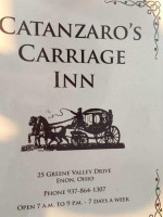 Carriage Inn menu