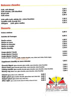 L'espagnol menu