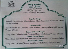 Hawk's Corner Deli menu