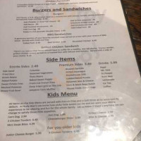 Rudy Alan's Steakhouse menu