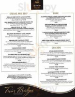 Twin Bridges menu