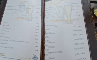 Andorfer Weissbrau menu