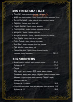 The Churchill Pub menu