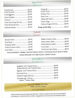 Italian Village Casual menu