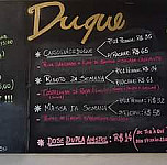 Duque menu