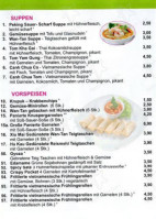 Hot Mint Asiatische Küche menu